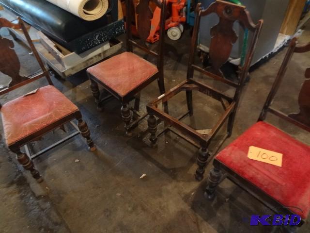 lot 100 image: (4) Chairs...