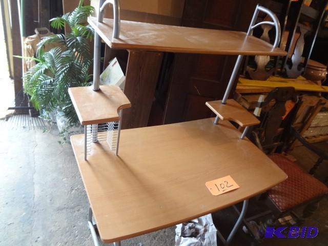 lot 102 image: DeskShelf on wheels...