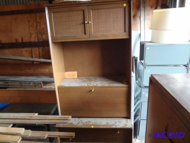 lot 108 image: Tall Secartary...
