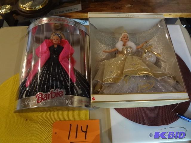 lot 114 image: Barbies(2) NIB...
