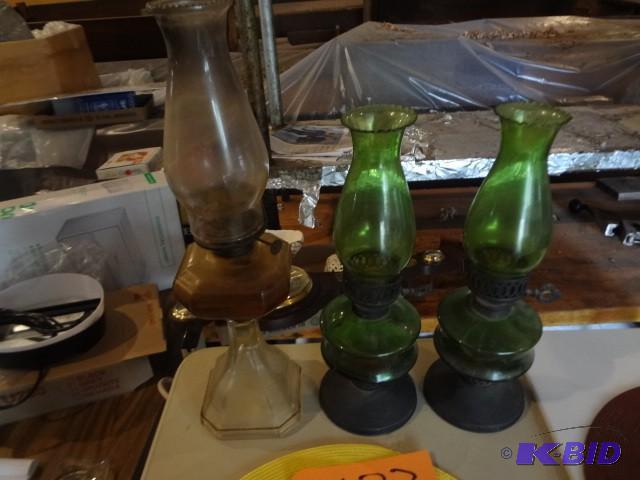 lot 123 image: Two Green Hurricanes. One Amber...