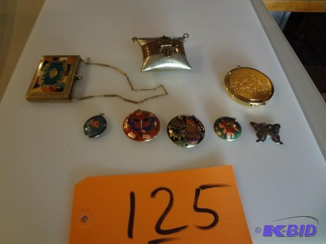 lot 125 image: Compacts, Jewelry...