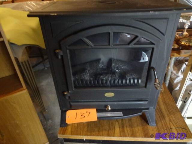lot 139 image: Electri Fireplace, not tested...