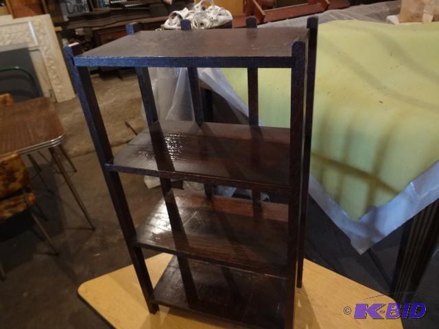 lot 156 image: Mission Style Shelf...