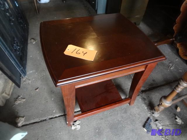 lot 164 image: Mission Style End Table...