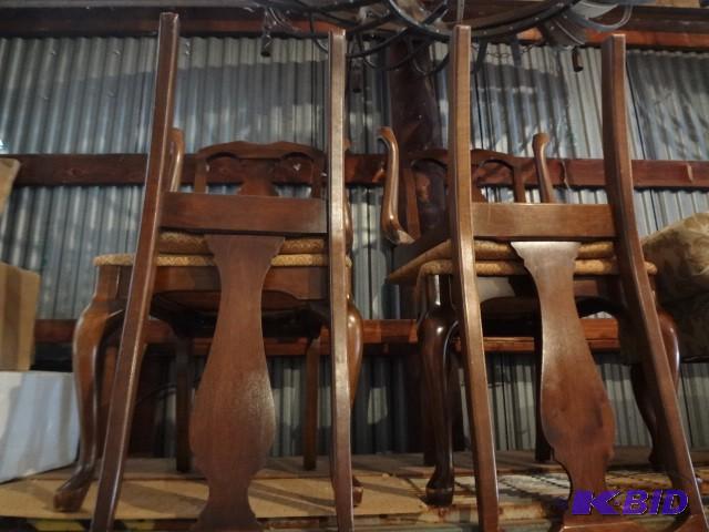 lot 17 image: (4) Nice Old Upholstered Chairs...