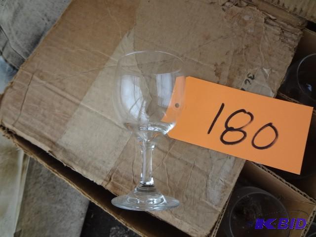 lot 180 image: (2) Cases Wine Goblets...