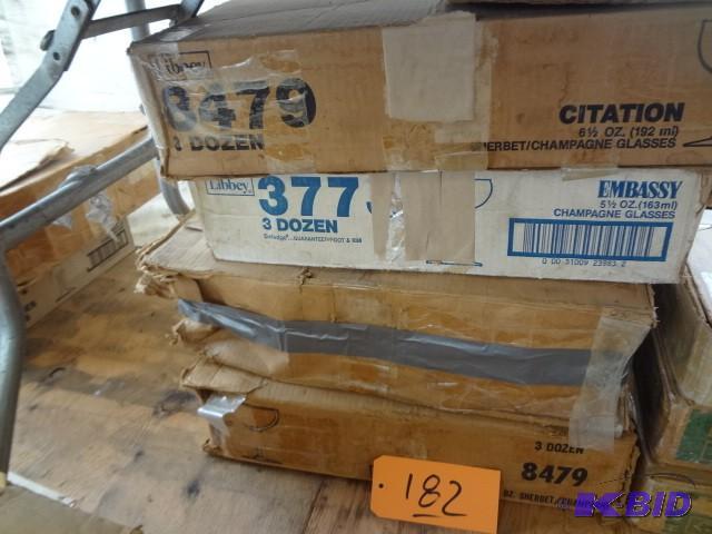 lot 182 image: (6) cases ,approx, SherbetChampagn...