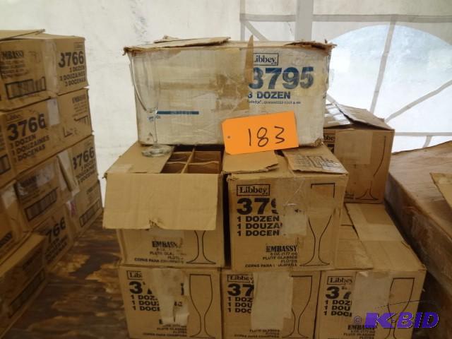 lot 183 image: 13 Dozen Champagne Flutes...