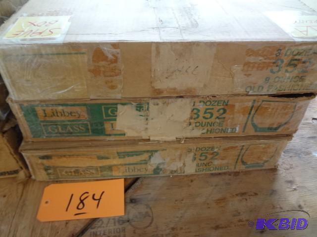 lot 184 image: (3) Cases, approx, HighballOld Fas...