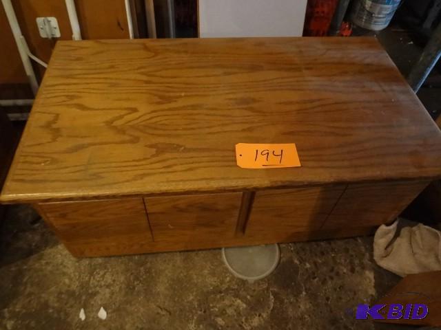 lot 194 image: Rolling Low Cabinet...