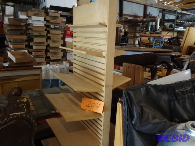 lot 207 image: Wood Rack...