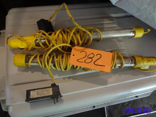 lot 282 image: Pair of trouble lights...