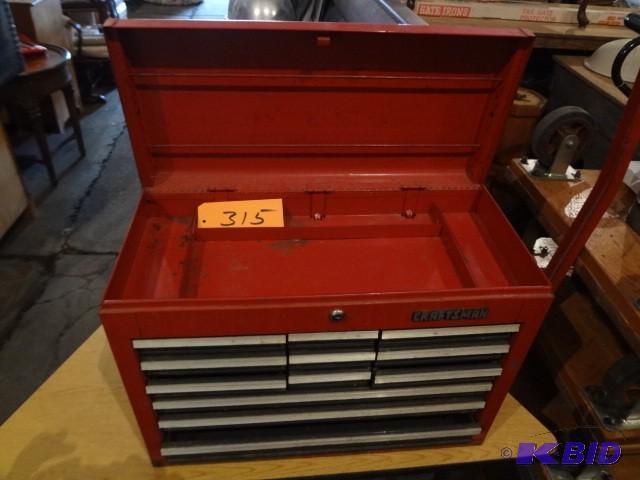 lot 315 image: Craftsman tool...