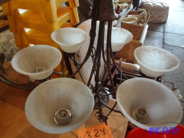lot 324 image: Light fixture...