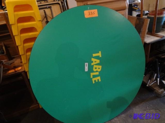 lot 335 image: Round, low kids table...