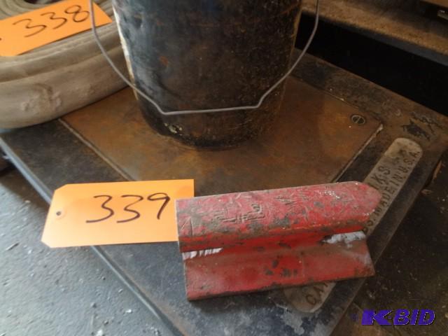 lot 339 image: Small anvil, stakes...