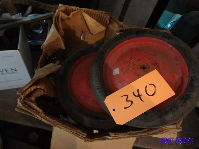 lot 340 image: Wagon wheels...