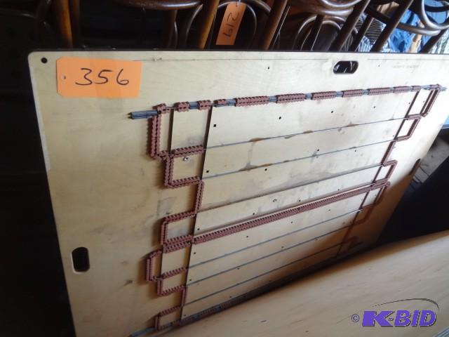 lot 356 image: Graphic design cut board...