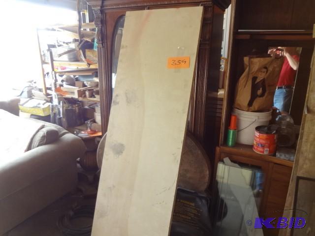 lot 359 image: Maple door, blank...