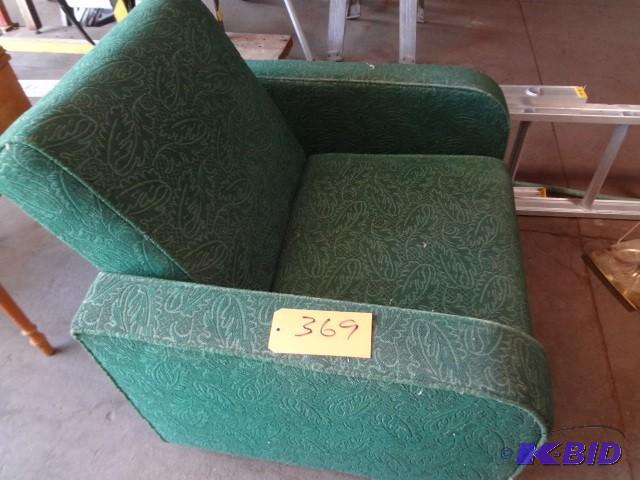 lot 369 image: Vintage recliner...