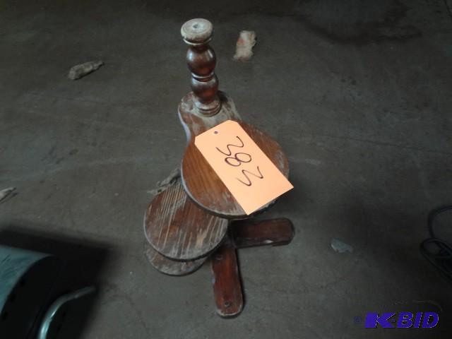 lot 383 image: Wood plant stand...