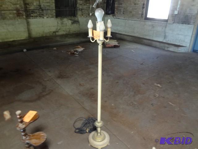 lot 384 image: Ornate floor lamp...