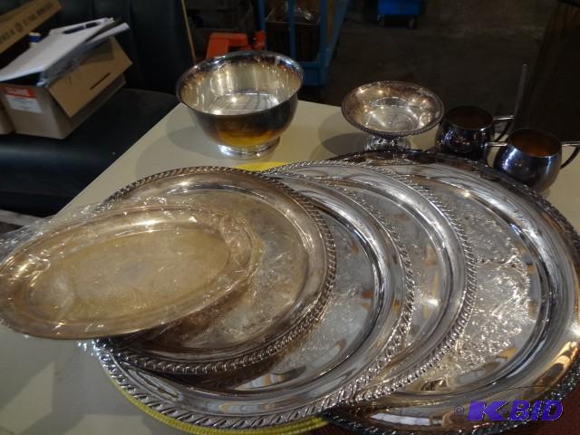 lot 39 image: Large Lot of Silver Plate...