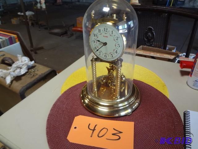 lot 403 image: German clock...