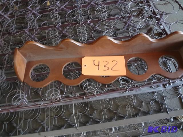 lot 432 image: Wall rack...