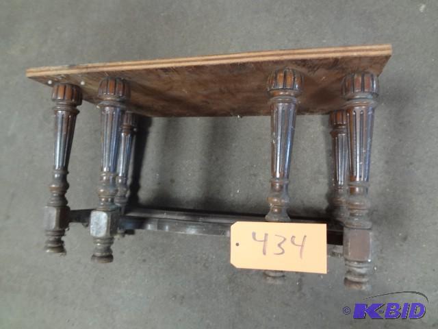 lot 434 image: Old ornate table base...