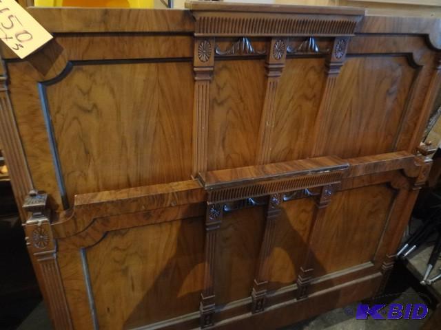 lot 450 image: Empire bed set, head board, foot bo...