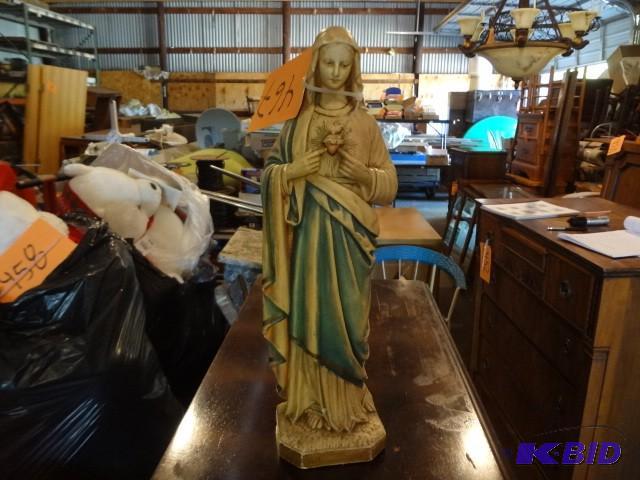 lot 467 image: Mary statue...