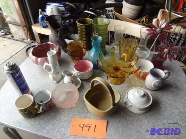 lot 491 image: Glass, take all...