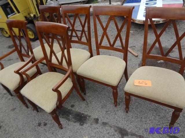 lot 506 image: Chairs, match #499...