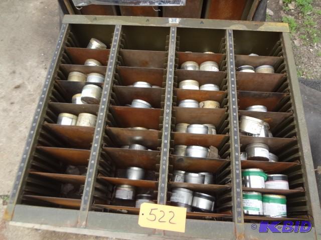 lot 522 image: Metal Cubby Hole Rack...