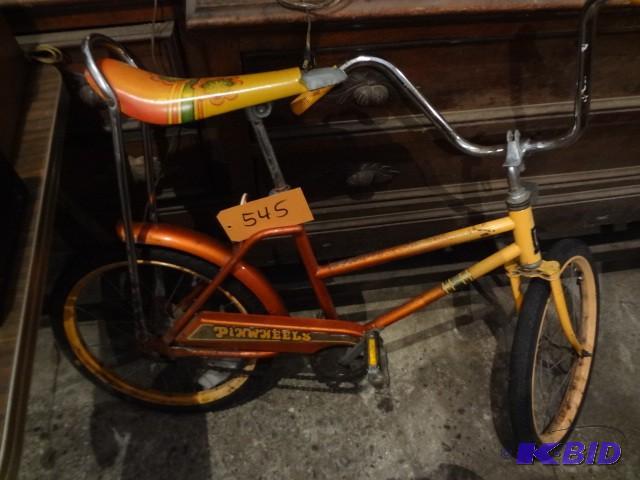 lot 545 image: Old Banana Seat Bike...