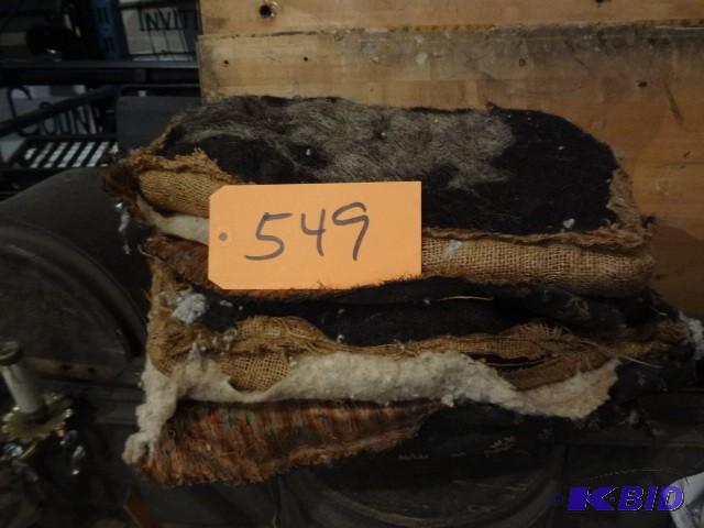 lot 549 image: Old Horsehair Chair Seats...