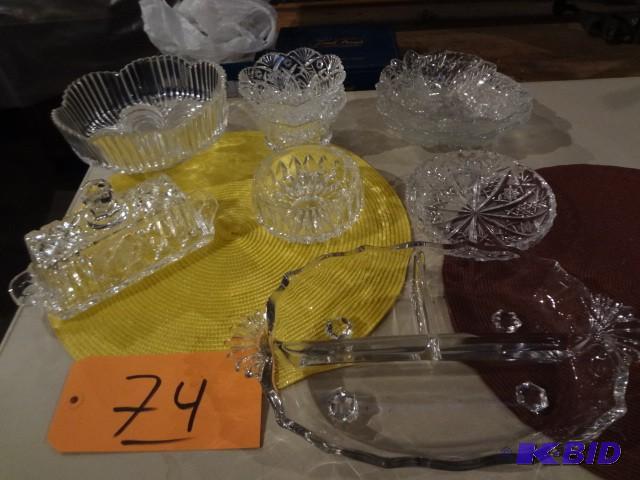 lot 74 image: Lot of Crystal...