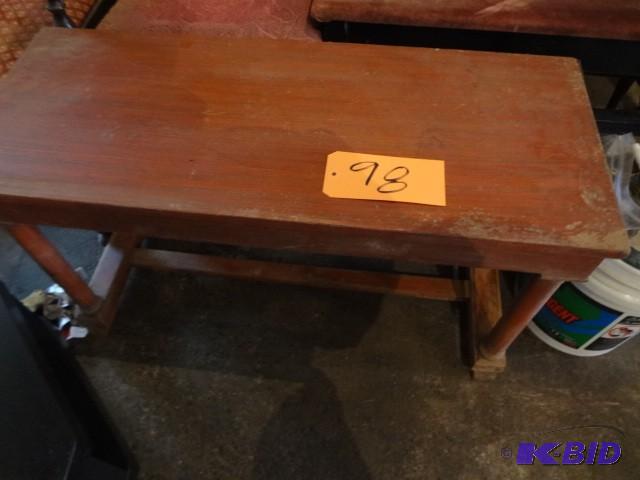 lot 98 image: Old Piano Bench...
