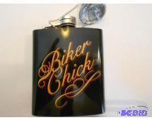 Biker Chick Flask