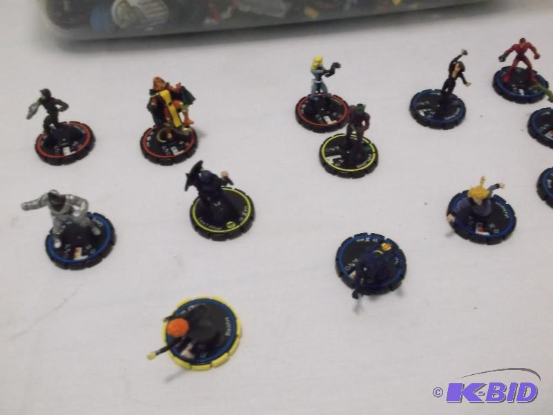 Large bin full of action figures lo...