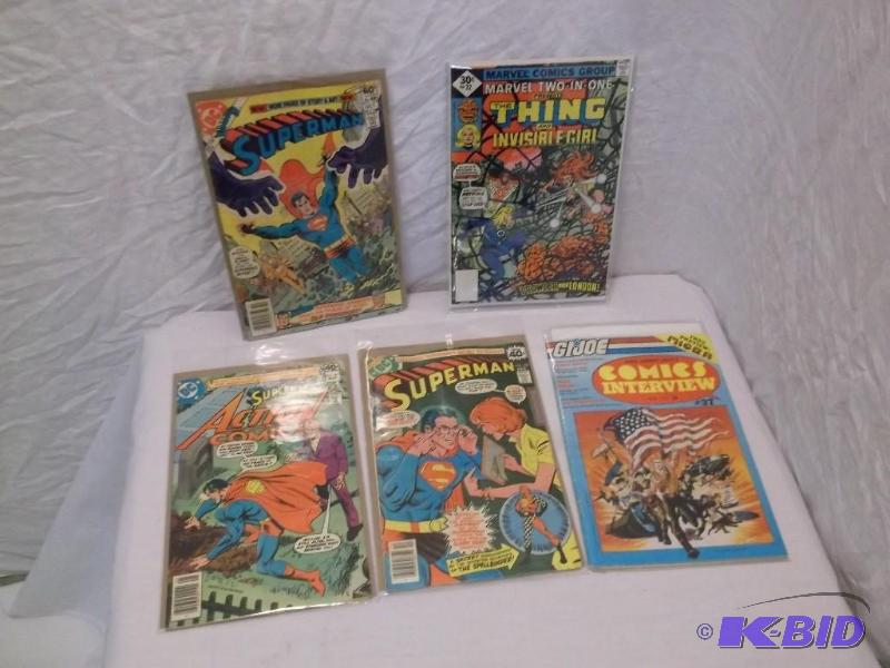 Marvel and DC comic books all appea...
