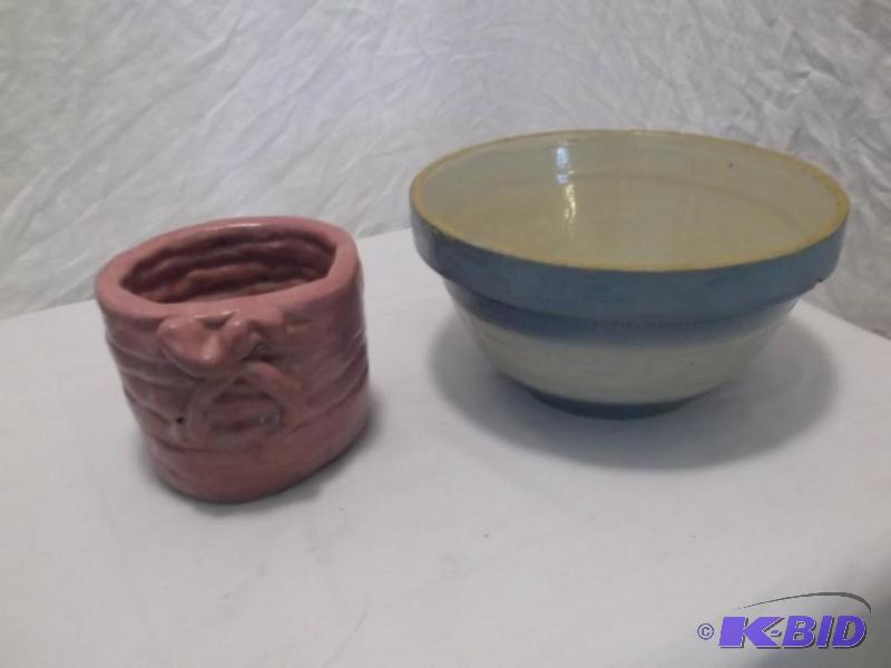 Ceramic dish &amp Bowel has hair l...