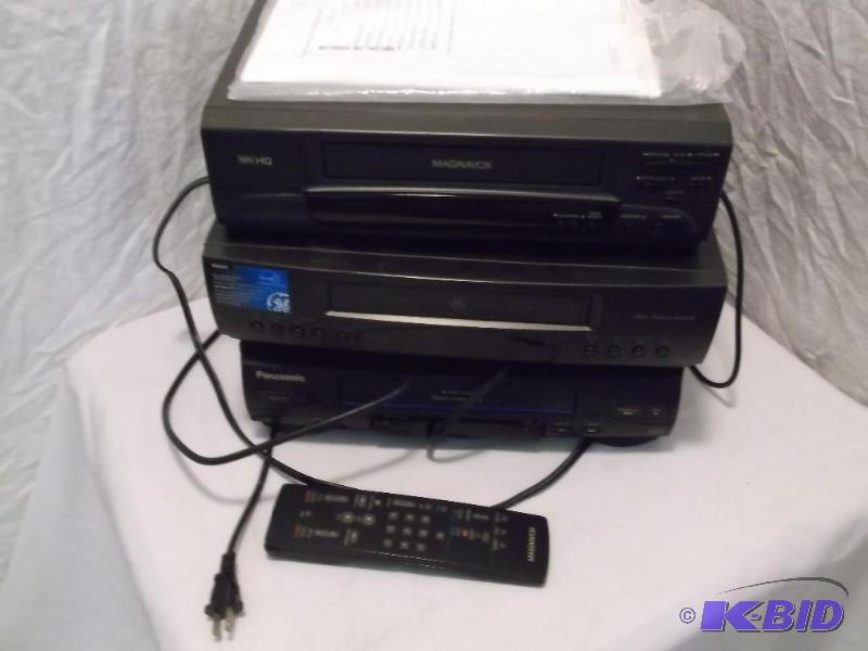 Lot of 3 VCR untested by RAM Auctio...