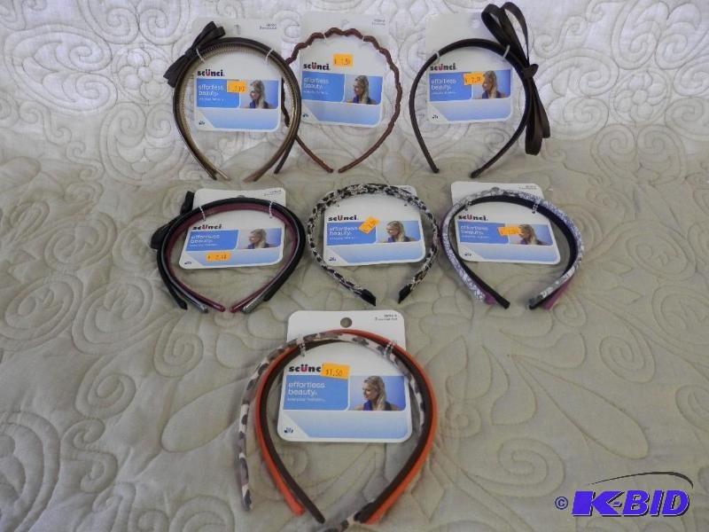 lot of 7 headbands, great for resal...