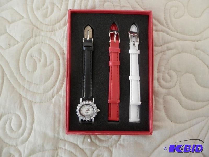 watch with interchangable bands All...