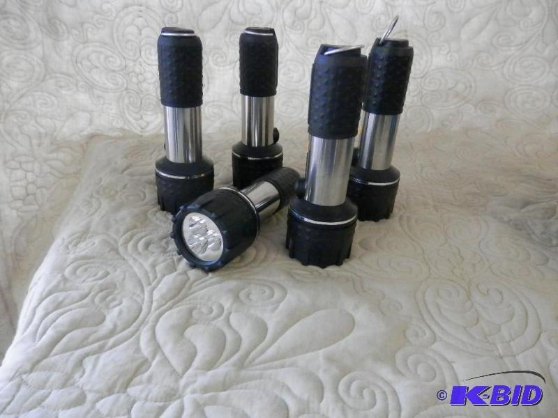 Lot of 5 LED flashlights water resi...