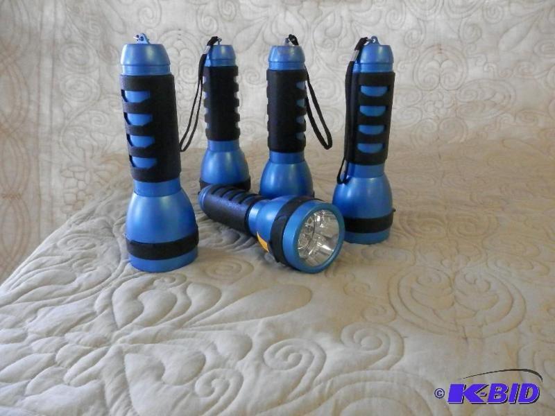 Lot of 5 LED flashlights water resi...