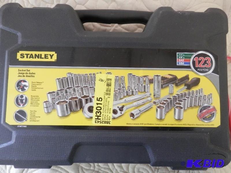 Stanley 123 peice tool set, Missing...